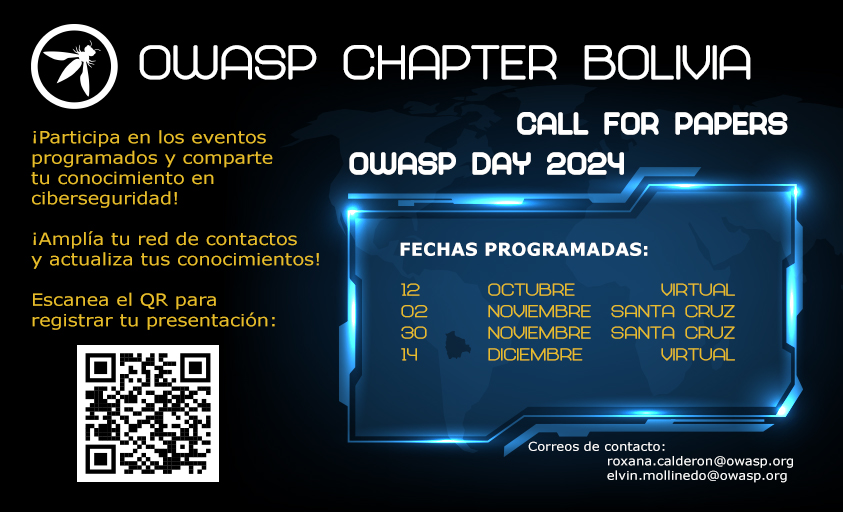 OWASP DAY CALL FOR PAPER 2024 CFP-1-2024