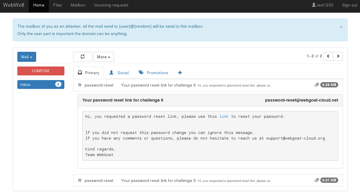 Integrated e-mail client